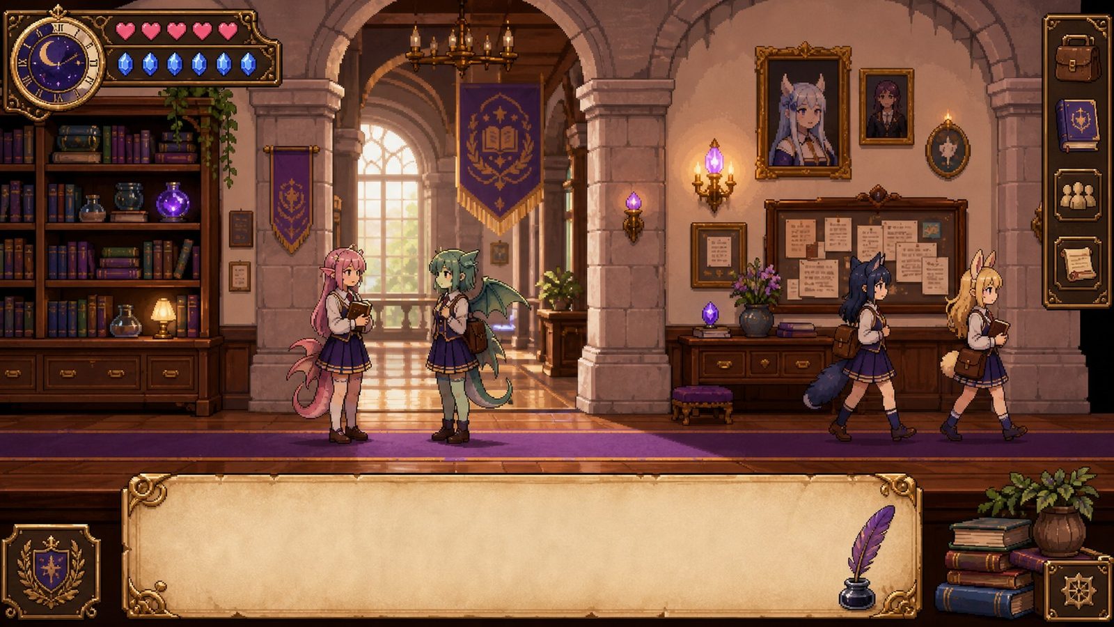 魔法兽娘学院MagicalMonster 魔法学院 预览图 1